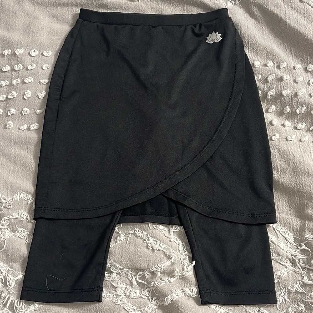 Girls Faux Wrap Snoga Size 6- Black